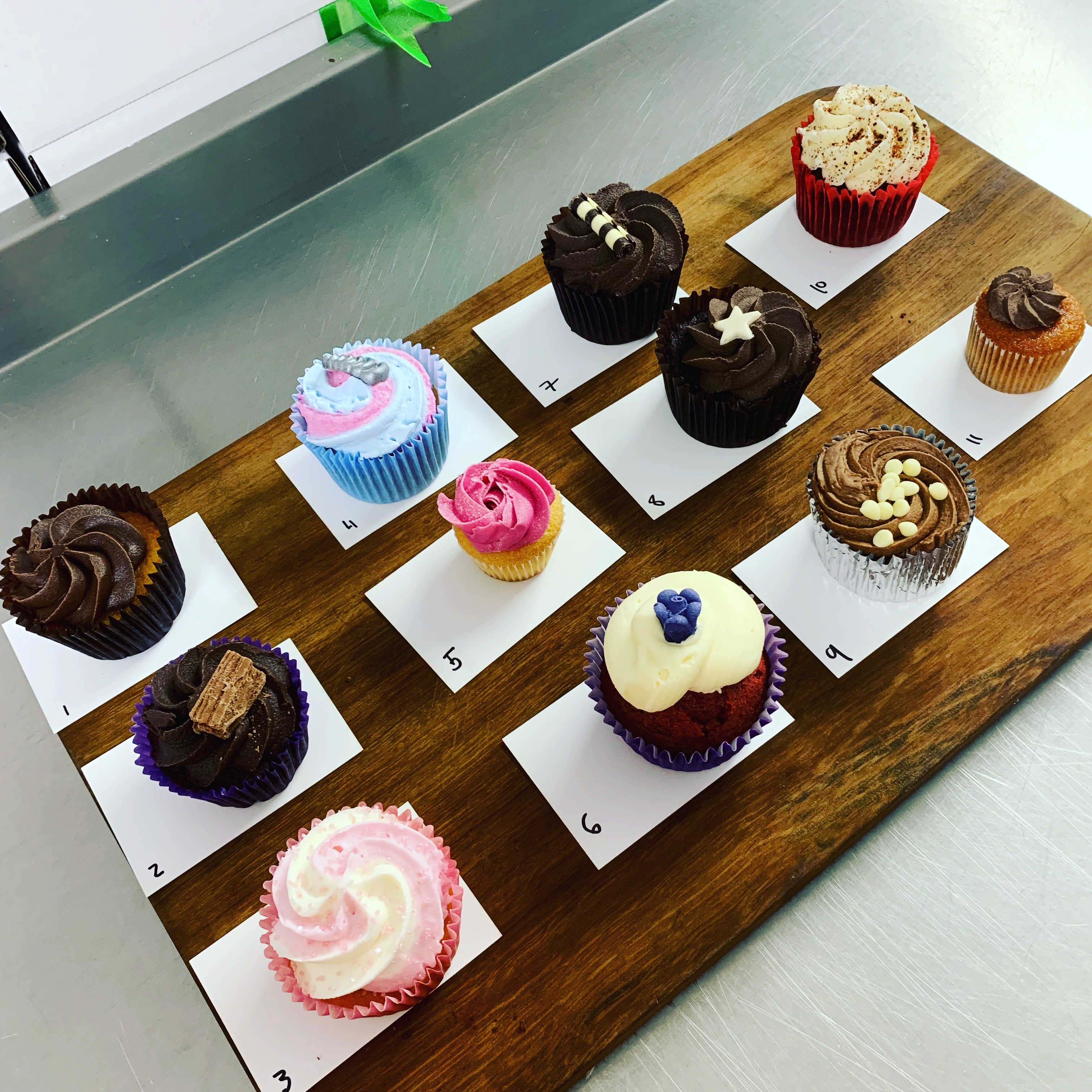 Custom cupcake display for product launch